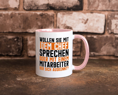 Wollen sie mit dem Chef Sprechen | Mitarbeiter Humor Arbeit Kollegen Büro