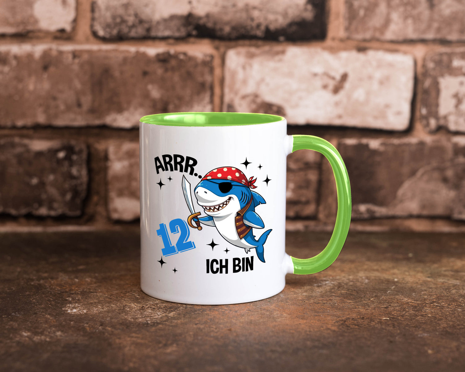 12. Geburtstag | 12 Jahre Arr Pirat Hai Piraten Geschenk Geschenkidee lustiger