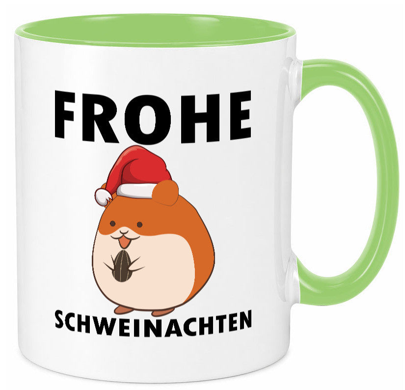Frohe Schweinachten | Meerschweinchen Weihnachten lustiger Spruch Geschenk
