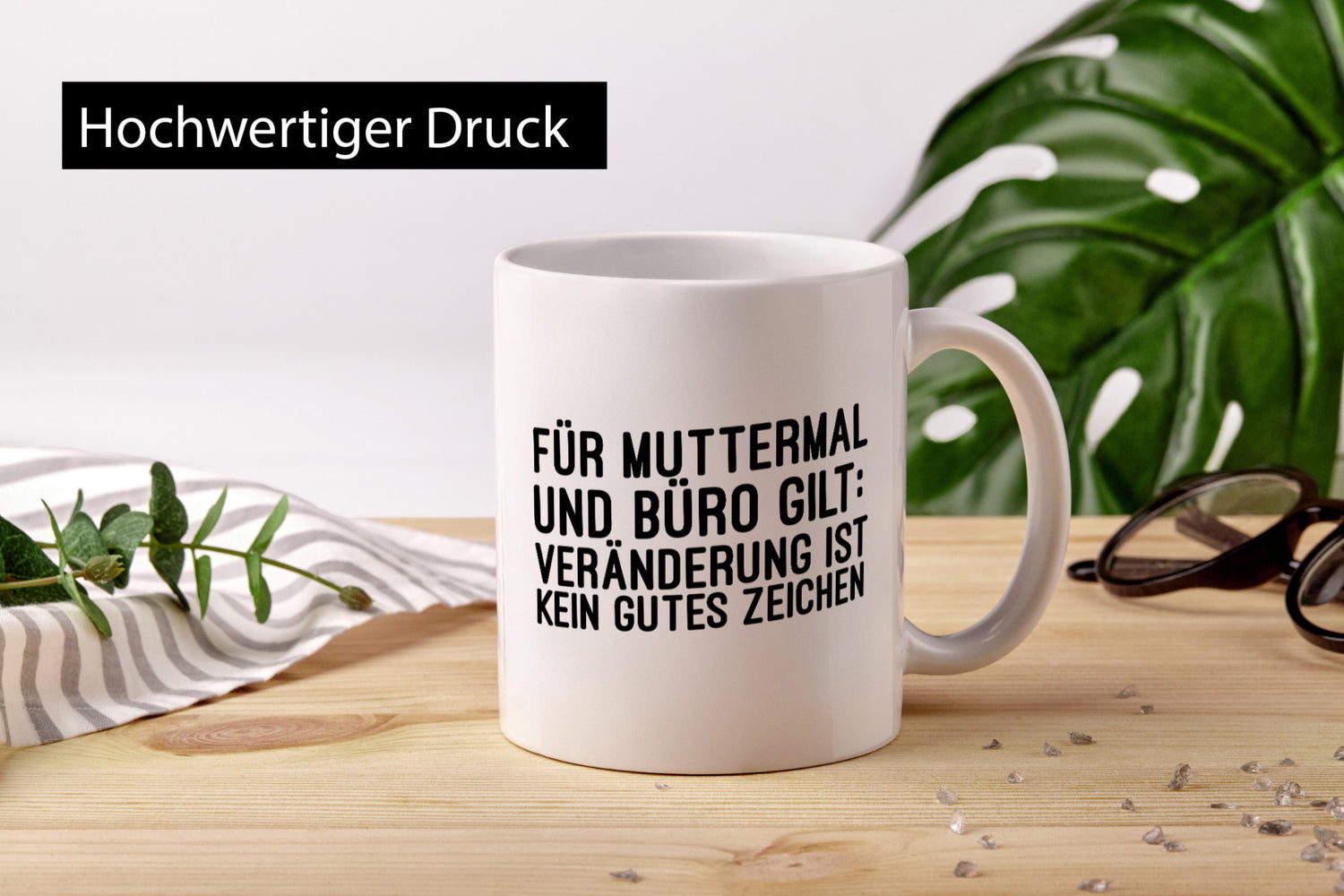 Büro | Arbeit lustiger Spruch Veränderung Muttermal lustig Familie Geschenkidee