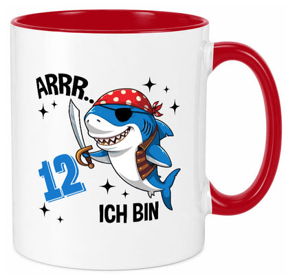 12. Geburtstag | 12 Jahre Arr Pirat Hai Piraten Geschenk Geschenkidee lustiger