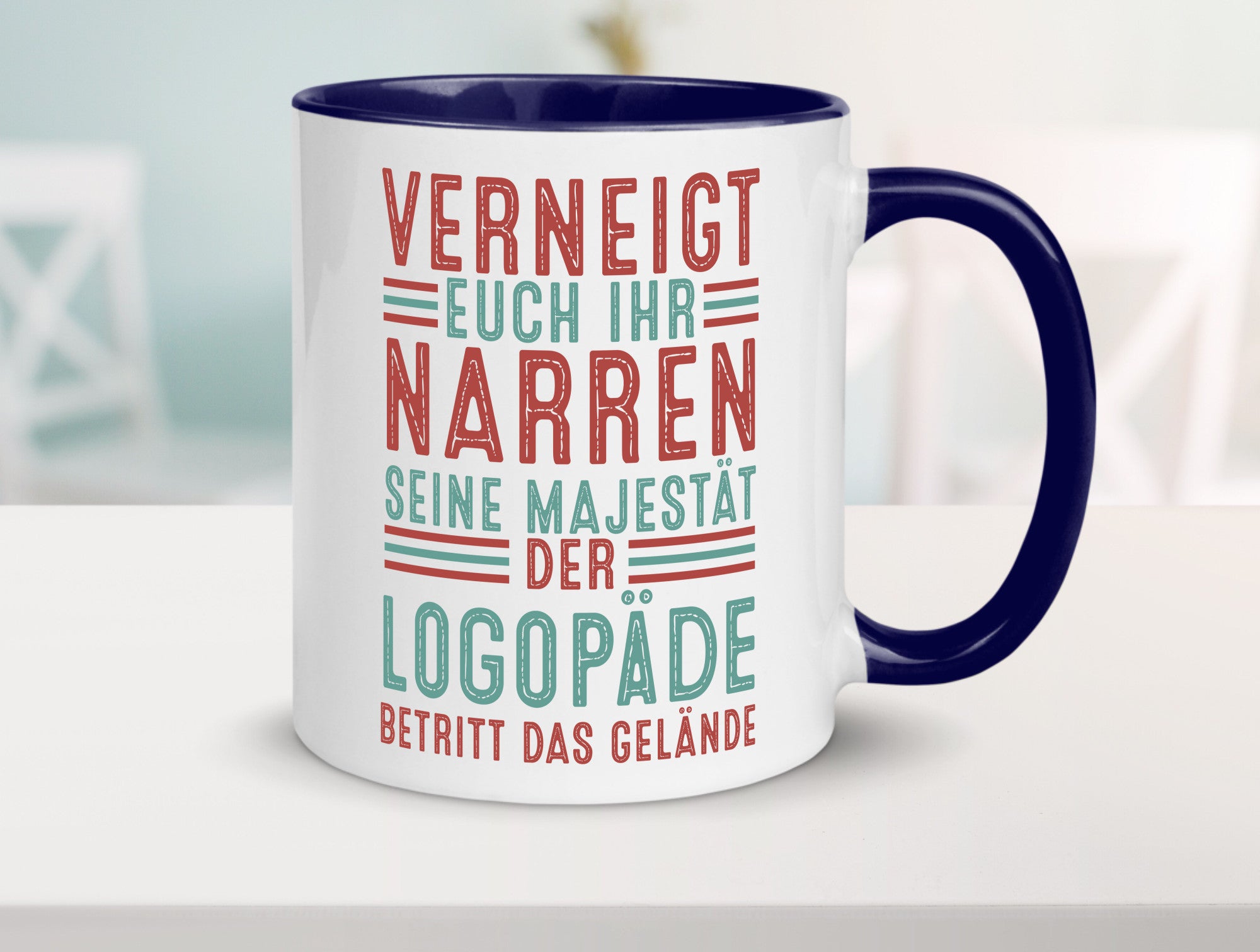 Verneigt euch: Logopäde | Sprachtherapie Geschenkidee Humor Tasse