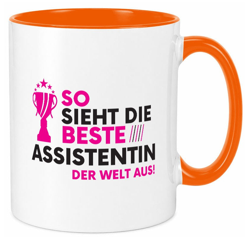 Die Weltbeste Assistentin | Assistenz Hilfskraft Geschenk Humor Geschenkidee Tasse