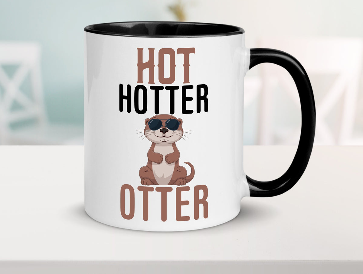 Lustiger Otter | Hot Wortwitz Sonnenbrille Tiercomic v2 Geschenkidee Tasse