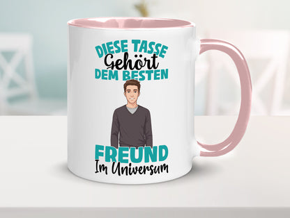 Im Universum: Freund | Beziehung Partner Liebe Geschenk Humor Geschenkidee