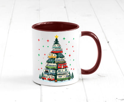 Camper | Camping Weihnachten Fahrzeuge Baumlichter v2 lustig Humor Geschenkidee