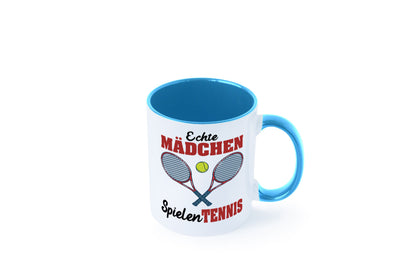 Echte Mädchen Spielen Tennis | Sport Geschenkidee Humor Tasse