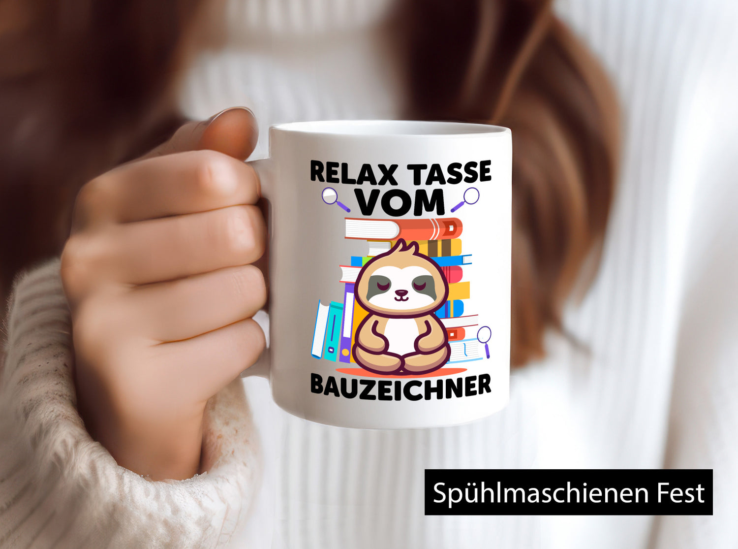Relax Tasse: Bauzeichner | Zeichner lustiger Spruch Geschenk Humor Geschenkidee