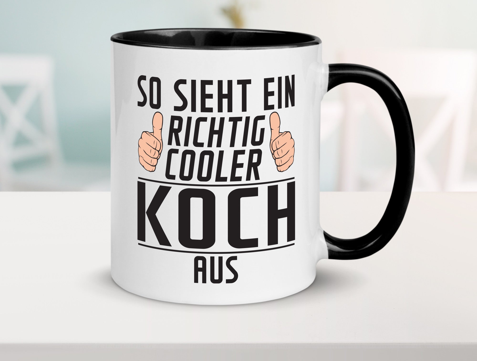 Richtig Cooler Koch | Chefkoch Humor Arbeit Kollegen Büro Geschenkidee Tasse
