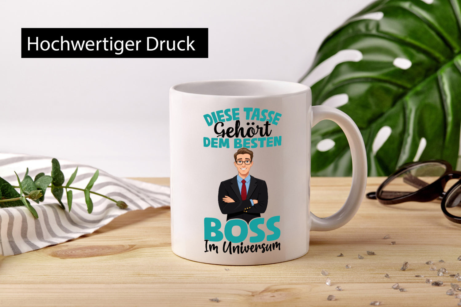 Im Universum: Boss | Führungskraft Vorgesetzter lustiger Spruch Geschenk Humor