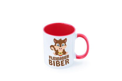 Fleißiger Biber | Motiv Tasse Kinder Geburtstag lustig Geschenkidee Geschenk