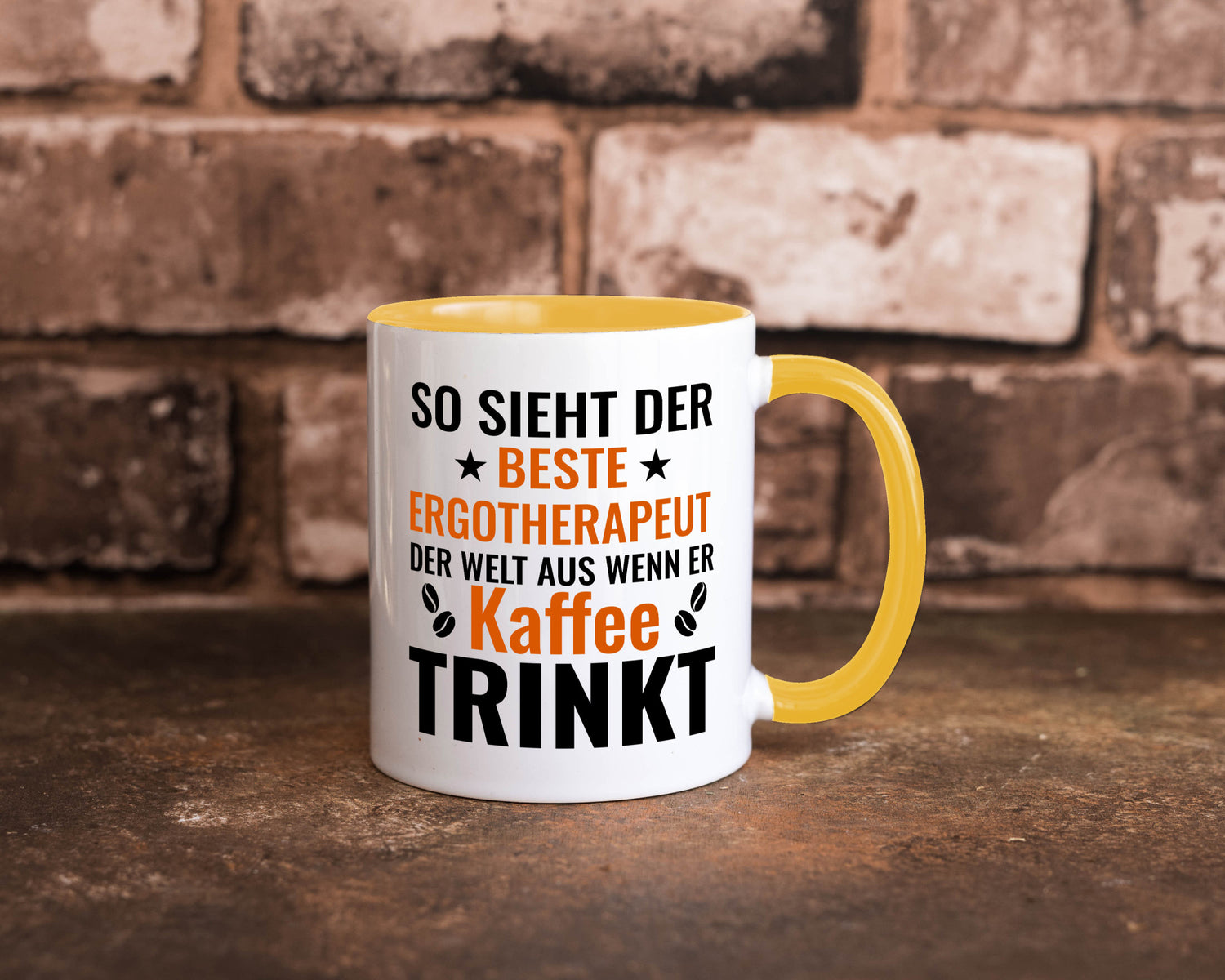 Kaffee trinkt: Ergotherapeut | Ergotherapie lustig Humor Geschenkidee Geschenk