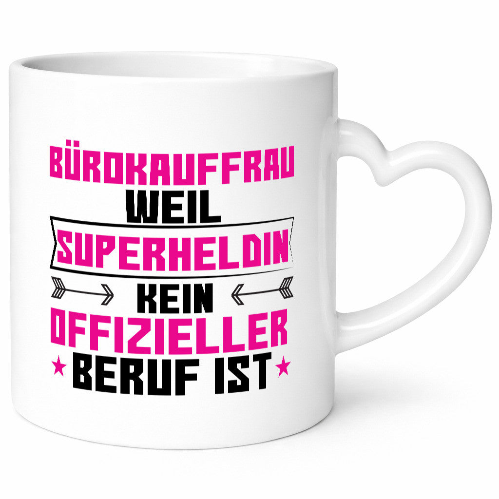 Superheldin Bürokauffrau | Kauffrau lustiger Spruch Geschenk Arbeit Kollegen Tasse