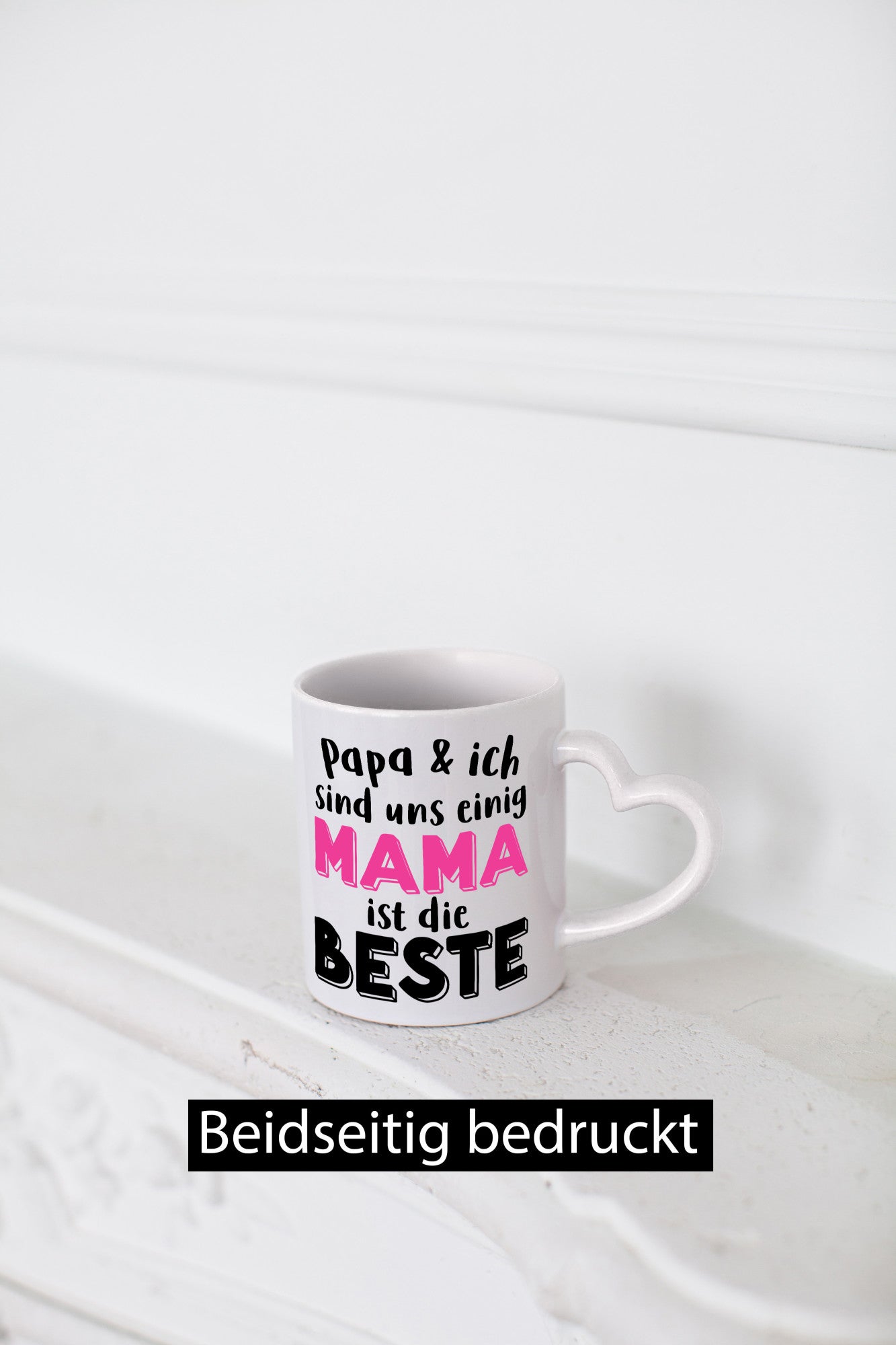 Wir sind uns einig | Mama ist die Beste lieben dich Geschenkidee Familie Humor