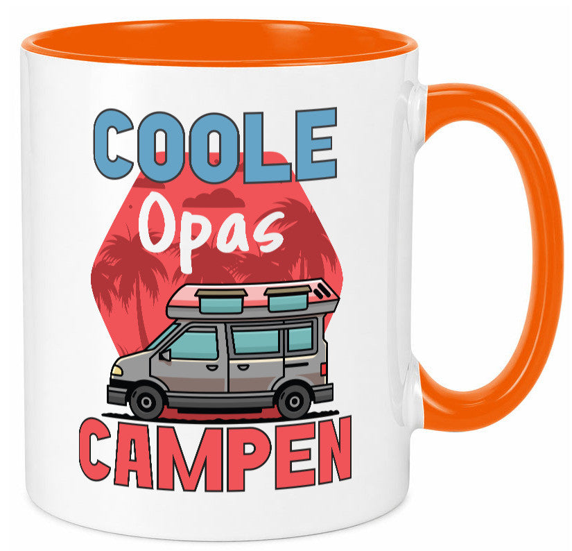 Coole Opas campen | Campingwagen Palmen Geschenk Familie Geschenkidee lustiger