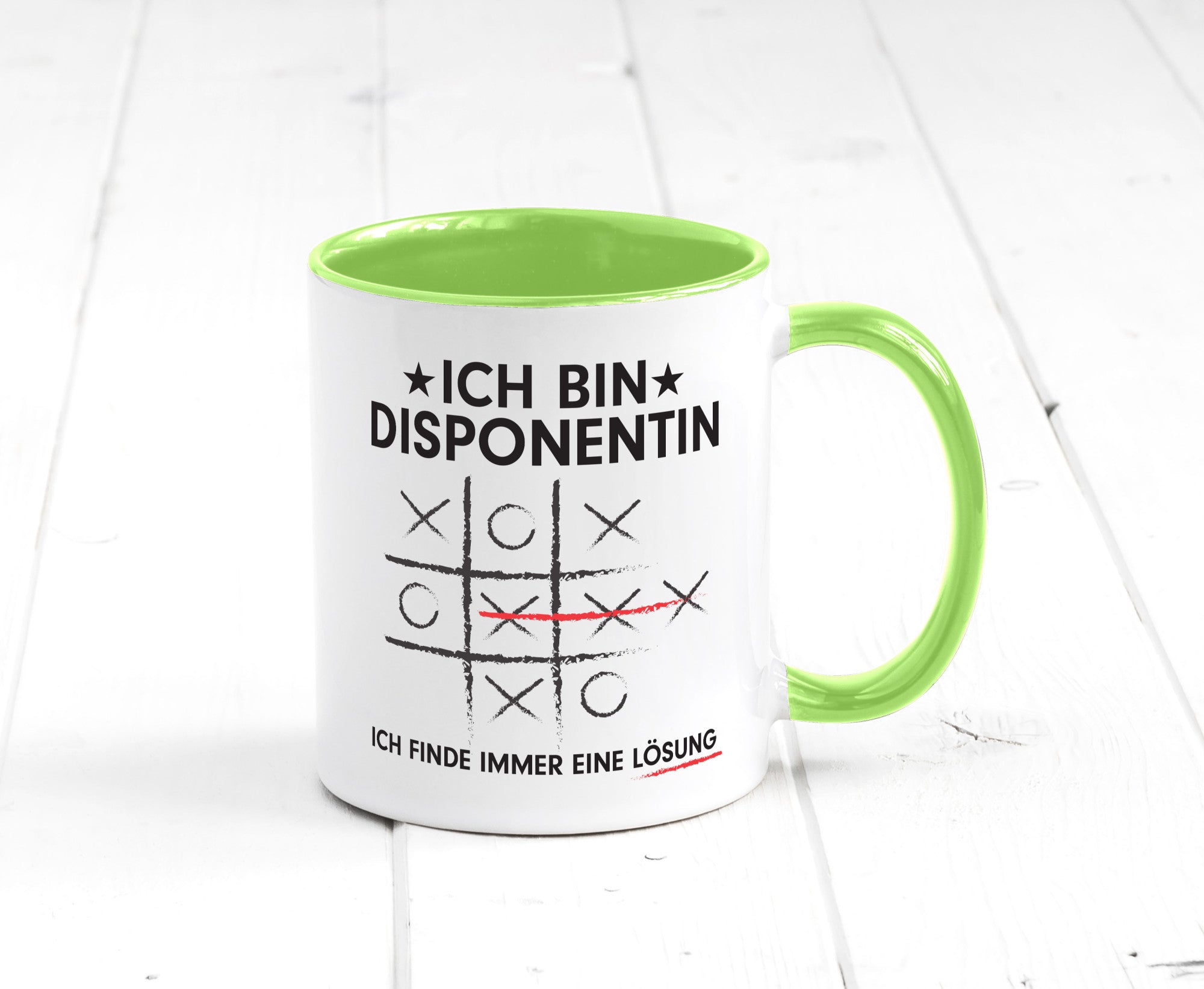 Lösung finden: Disponentin | Zuteilerin v2 lustiger Spruch Geschenk Humor