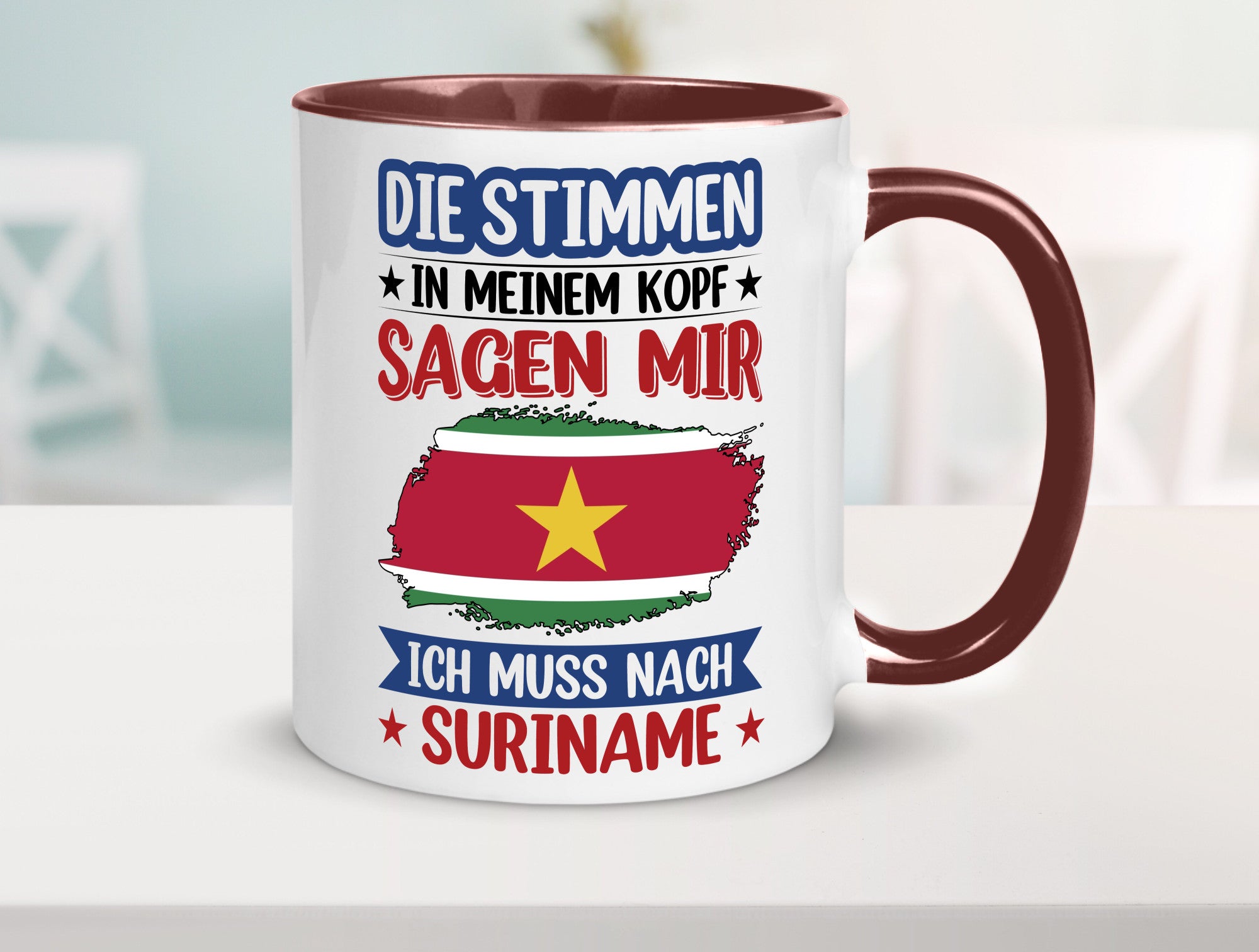 Suriname | Urlaub Stimmen in meinem Kopf Traumland v2 Geschenk Humor