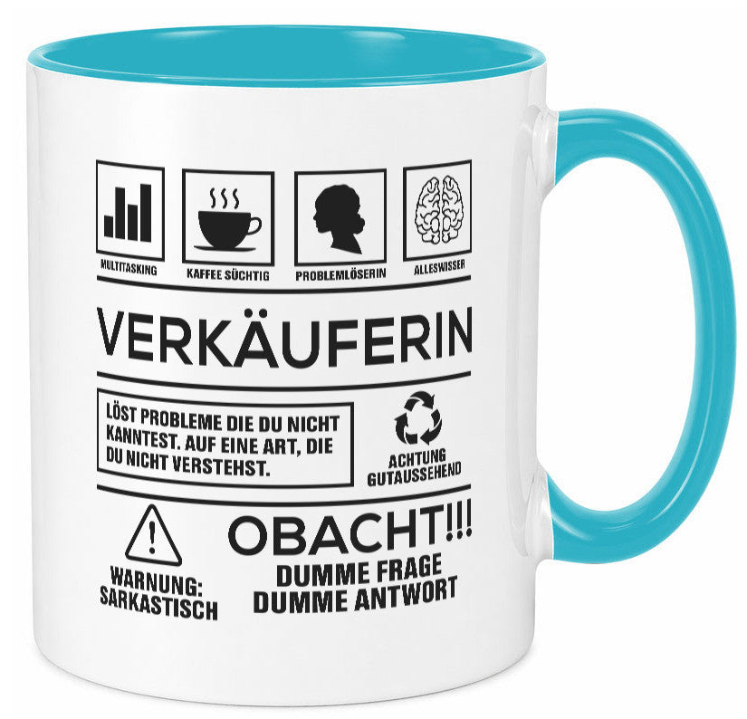 Achtung Probleme Verkäuferin| Kollegin | Verkaufsjob lustig Arbeit Kollegen