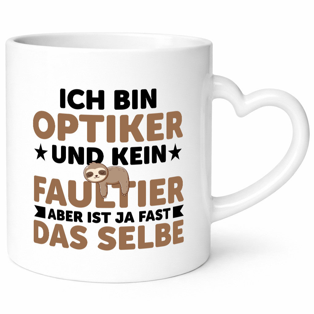 Ich bin kein Faultier: Optiker | Augenoptiker v2 lustiger Spruch Geschenk