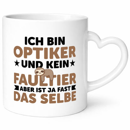 Ich bin kein Faultier: Optiker | Augenoptiker v2 lustiger Spruch Geschenk