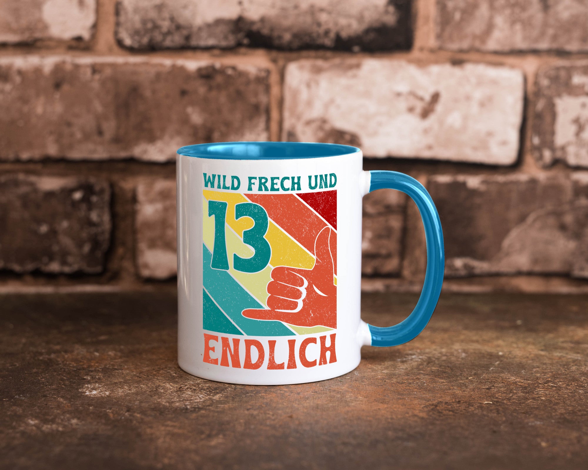 13. Geburtstag | 13 Jahre Wild und Frech Humor Geschenkidee Tasse