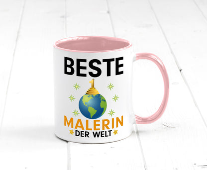 Welt Bester Malerin | Malerinnen Geschenk Humor Geschenkidee lustiger Spruch