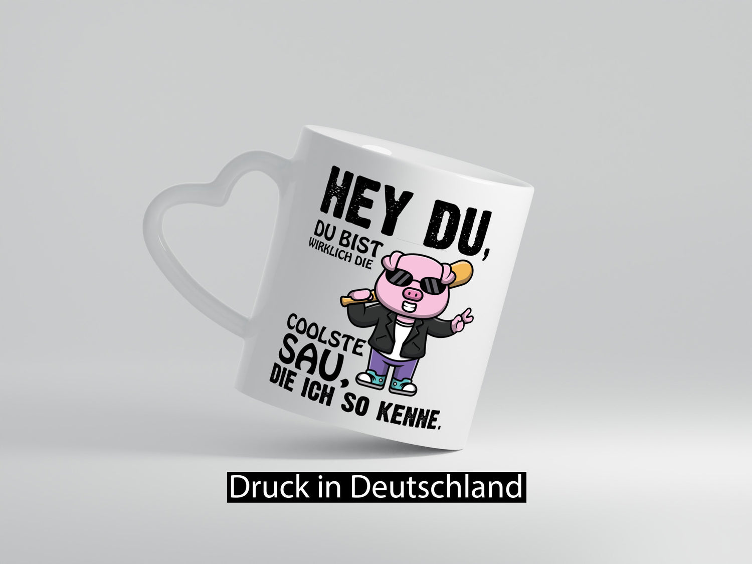 Du bist eine Coole sau Geschenk Humor Geschenkidee lustiger Spruch Tasse