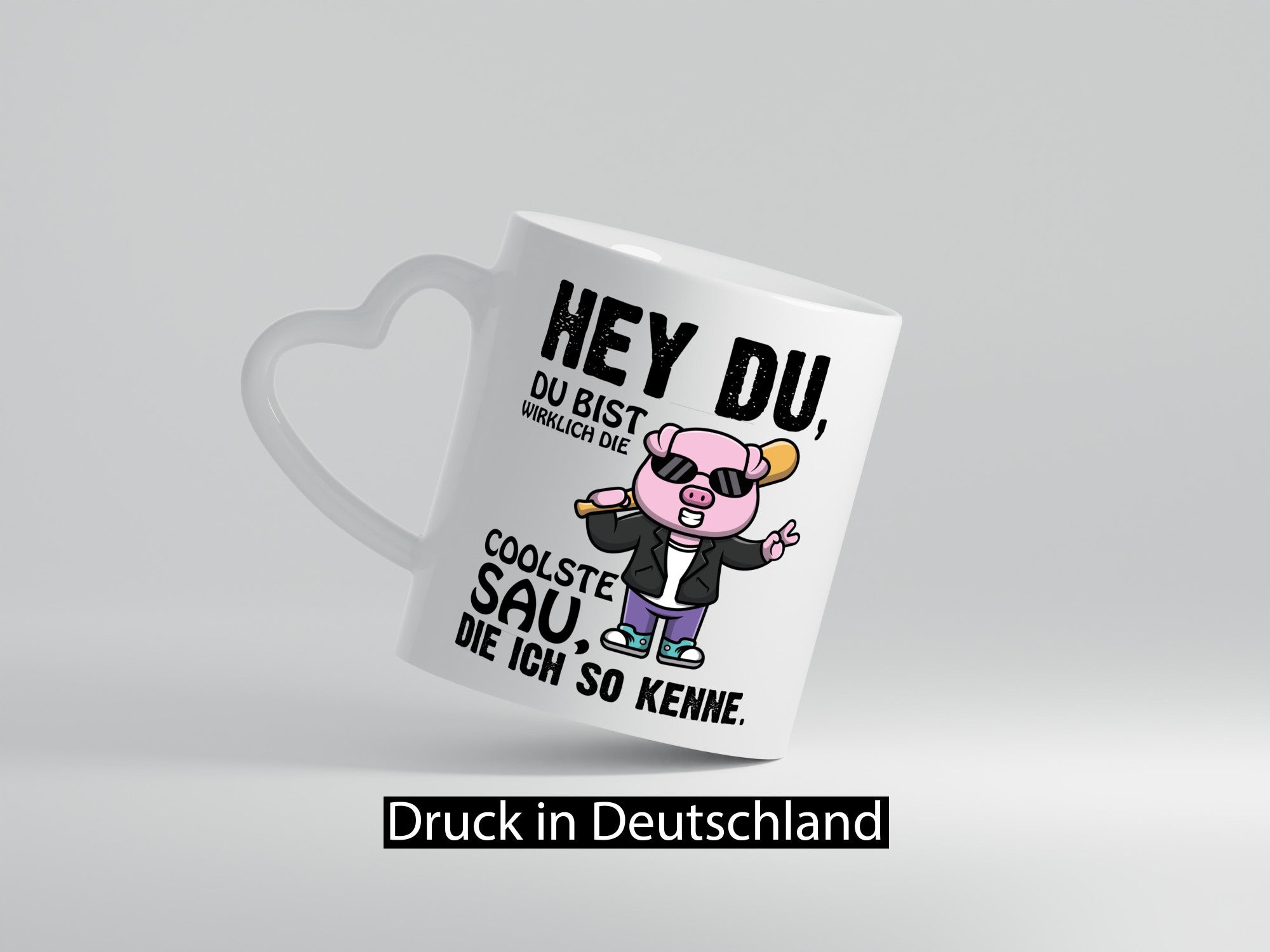Du bist eine Coole sau Geschenk Humor Geschenkidee lustiger Spruch Tasse
