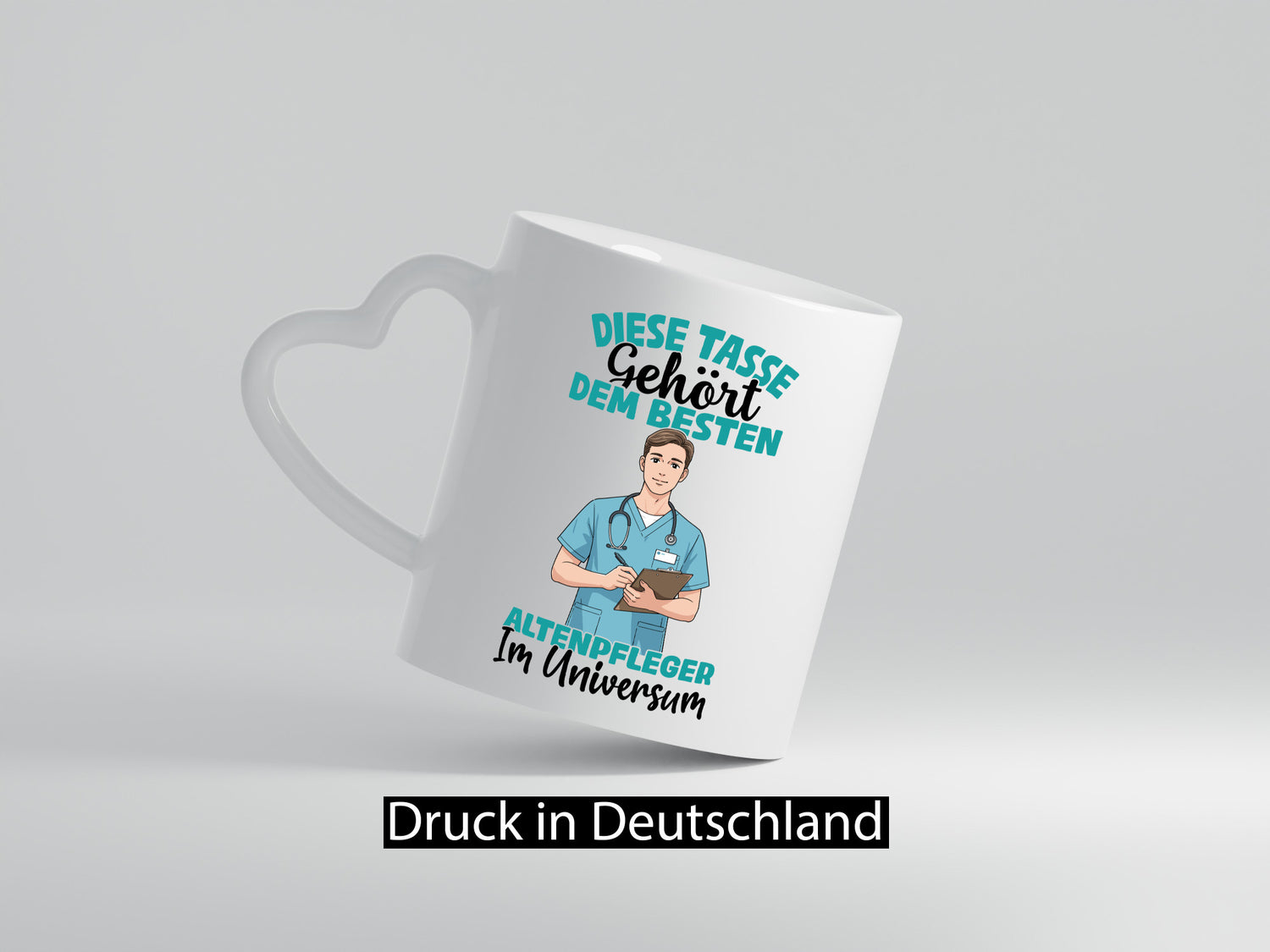 Im Universum: Altenpfleger | Pflegepersonal Geschenk Humor Geschenkidee