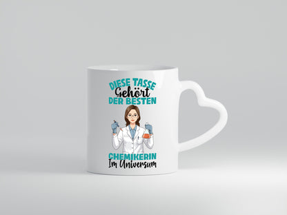 Im Universum: Chemikerin | Chemie Labor lustiger Spruch Geschenk Humor
