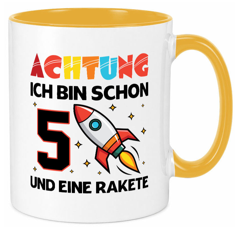 5. Geburtstag | Rakete Weltraum 5 Jahre Galaxy lustig Geschenkidee Geschenk