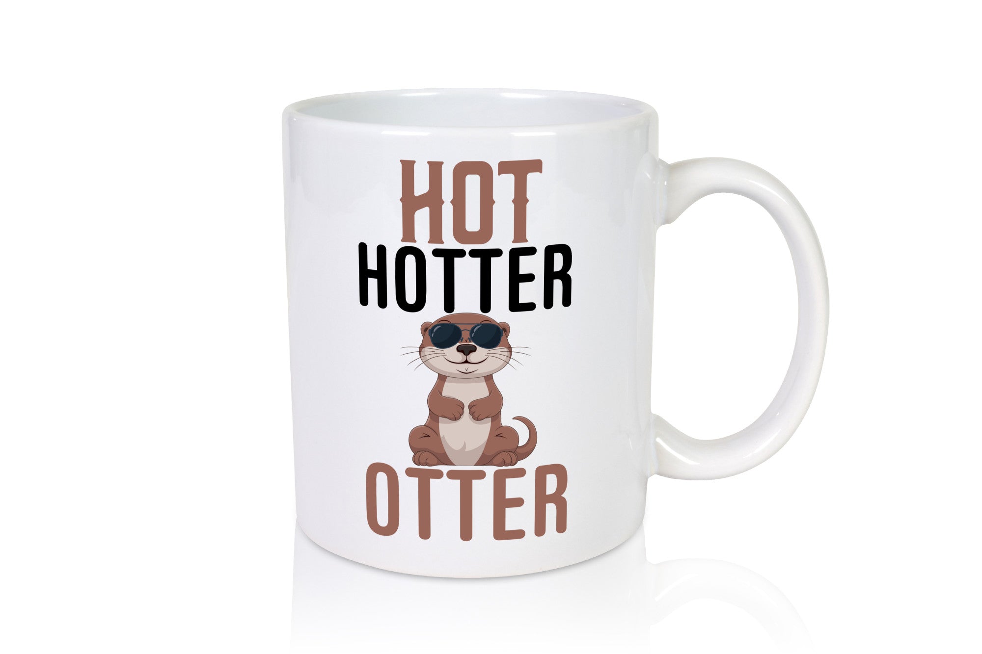 Lustiger Otter | Hot Wortwitz Sonnenbrille Tiercomic v2 Geschenkidee
