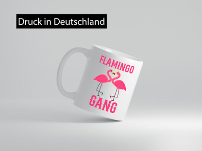 Flamingo Gang | Liebhaber lustiger Spruch Geschenk Humor Geschenkidee Tasse