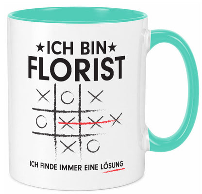 Lösung finden: Florist | Blumen Verkäufer v2 lustig Humor Geschenkidee Geschenk
