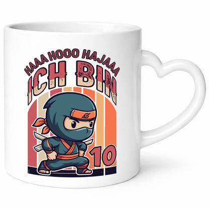 10. Geburtstag | Ninja Junge 10 Jahre lustiger Spruch Geschenk Geschenkidee