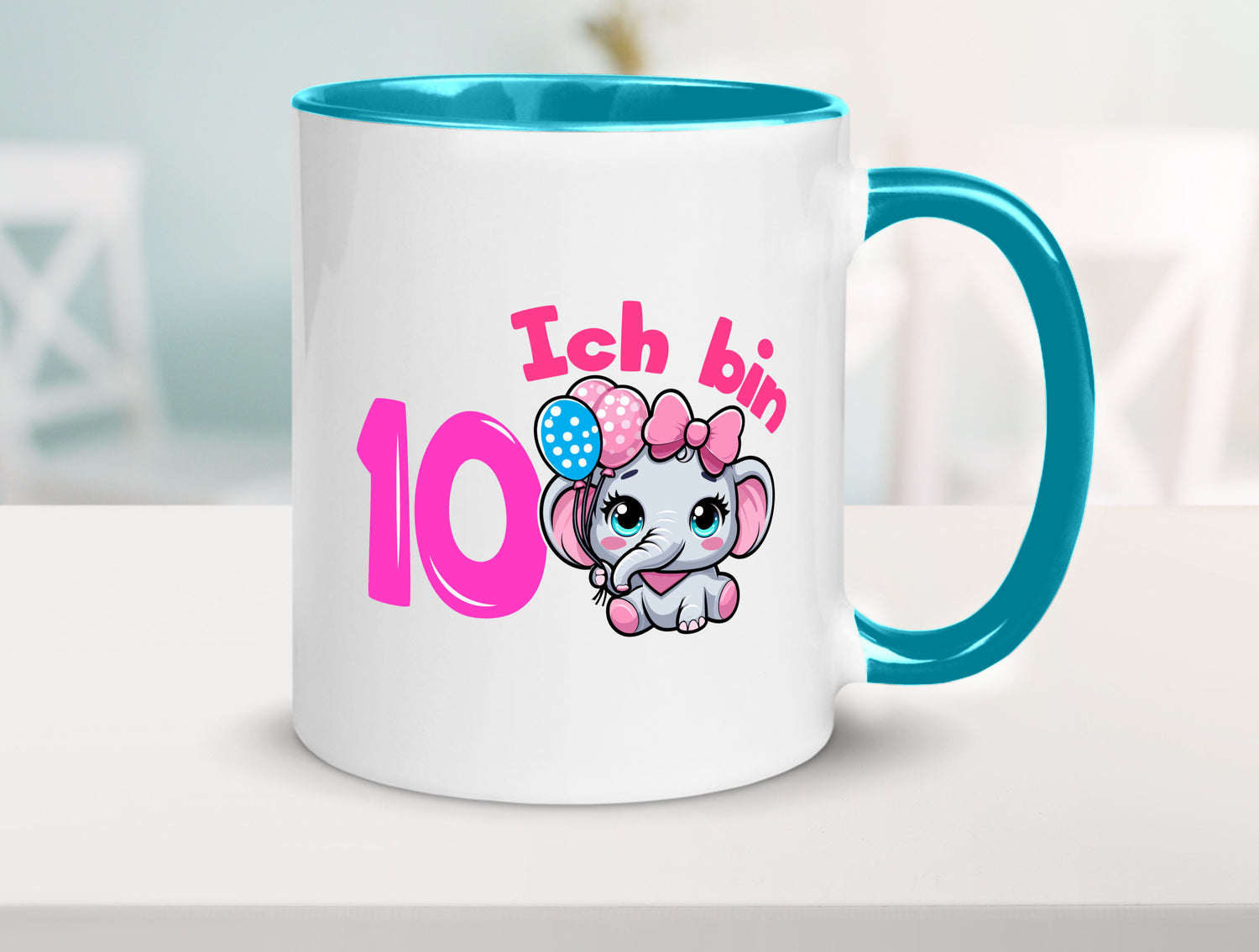 10. Geburtstag | 10 Jahre Elefant Mädchen Geschenk Geschenkidee lustiger Spruch