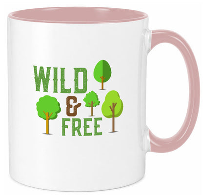 Wild and free | Freiheit Camper Hobbycamper Geschenkidee Humor Tasse