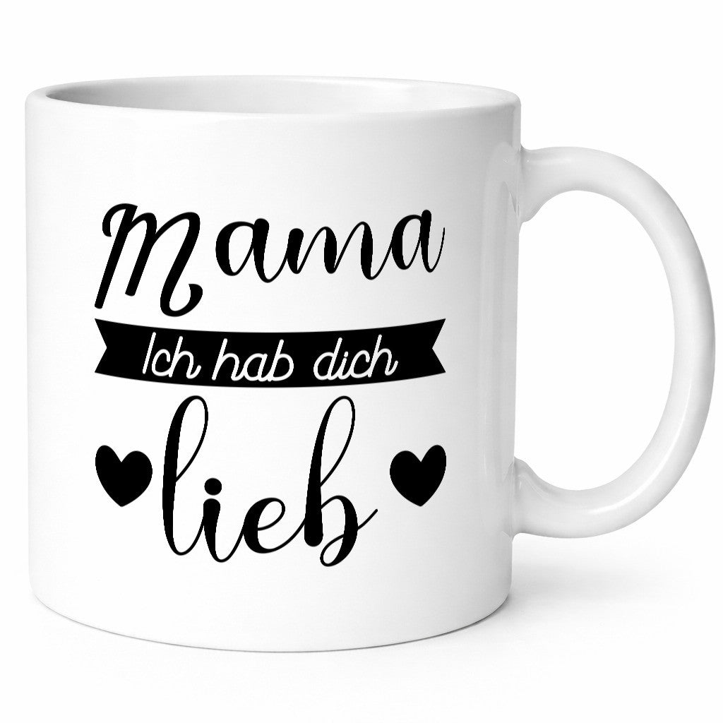 Mama ich hab dich lieb | Muttertag Beste Humor Familie Geschenkidee Tasse