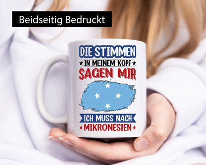 Mikronesien | Urlaub Stimmen in meinem Kopf Traumland Geschenk Humor