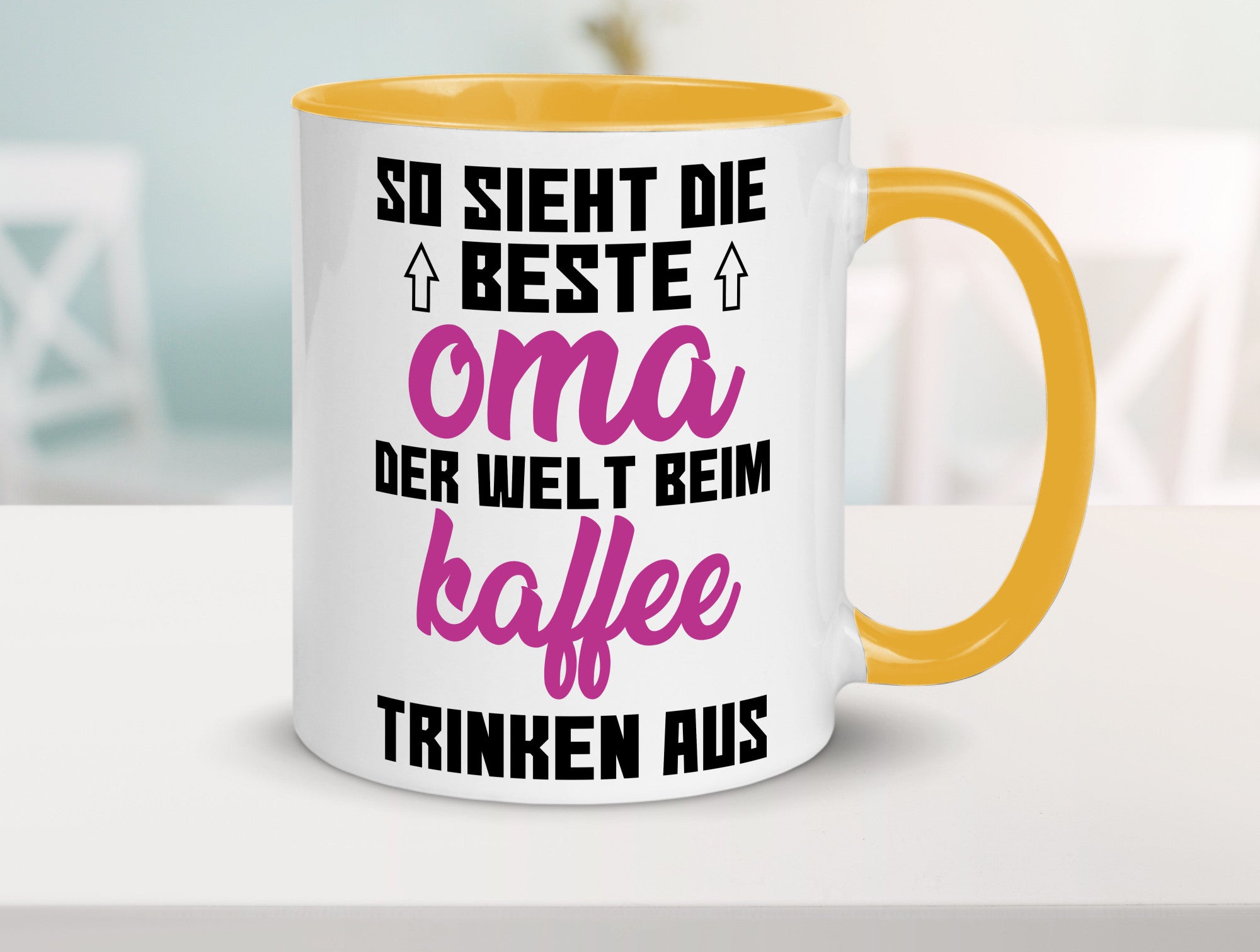Beste Oma der Welt | Großmutter Tasse lustiger Spruch Geschenk Familie