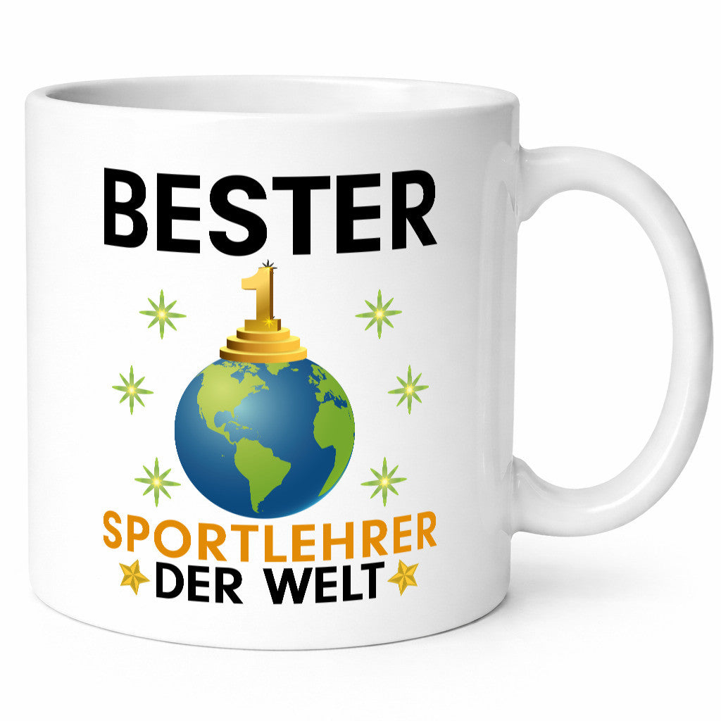 Welt Bester Sportlehrer | Lehrer Sport lustig Humor Geschenkidee Geschenk Tasse