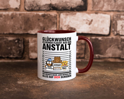 Glückwunsch zur Flucht | Arbeitskollegen Berufswechel Humor Arbeit Kollegen