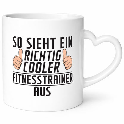 Richtig Cooler Fitnesstrainer | Personal Trainer Sport lustiger Spruch Geschenk