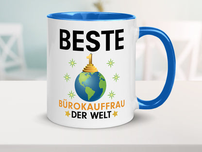 Welt Beste Bürokauffrau | Kauffrau Geschenk Arbeit Kollegen Büro lustiger