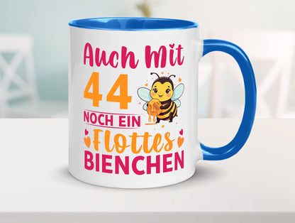 44. Geburtstag | Flottes Bienchen 44 Jahre Geschenkidee Humor Tasse