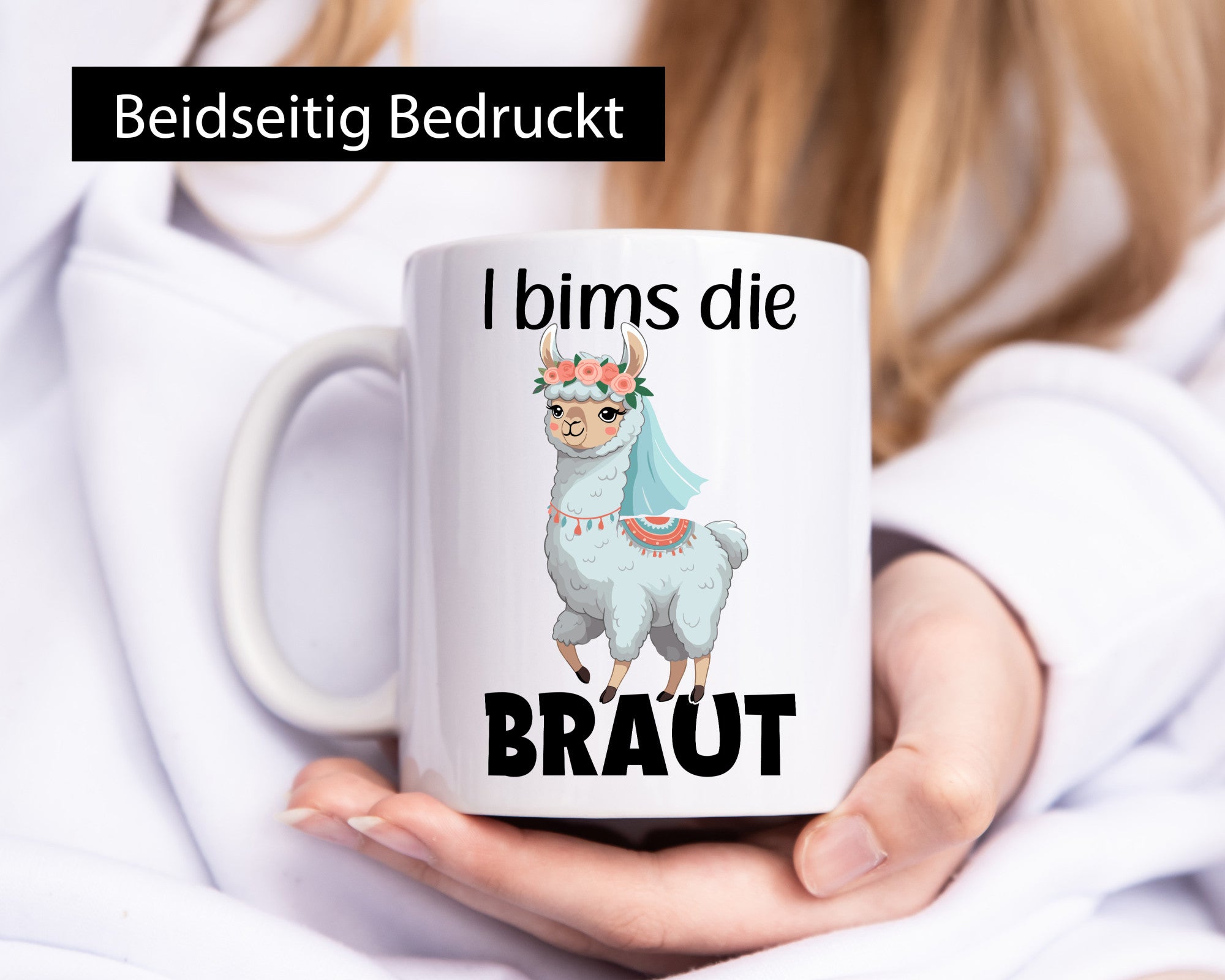 i Bums die Braut | Lama Alpaka JGA Party v2 lustig Humor Geschenkidee Geschenk