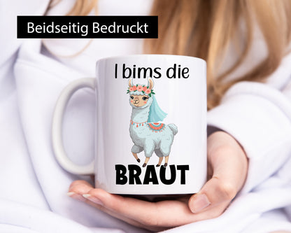 i Bums die Braut | Lama Alpaka JGA Party v2 lustig Humor Geschenkidee Geschenk