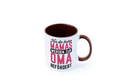 Beste Mama wird zur Oma befördert | Großmutter lustiger Spruch Geschenk Familie