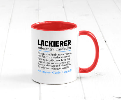 Lackierer | Beruf Spruch Definition lackieren lustiger Geschenk Arbeit Kollegen
