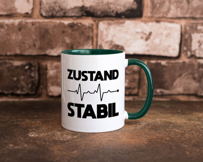 Zustand Stabil | Herzschlag Heartbeat lustiger Spruch Geschenk Humor